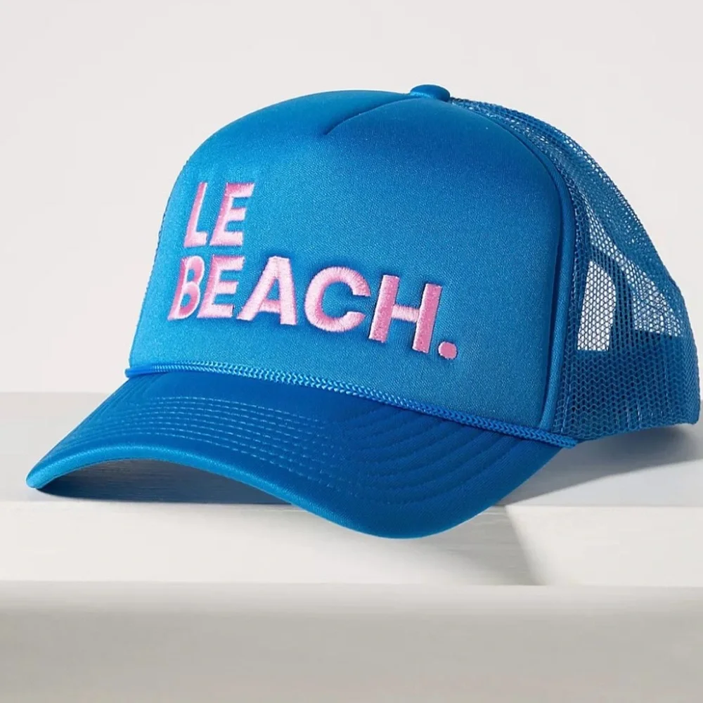 Anthropologie x Ping Pong Surf Club Le Beach Trucker Hat | NWT